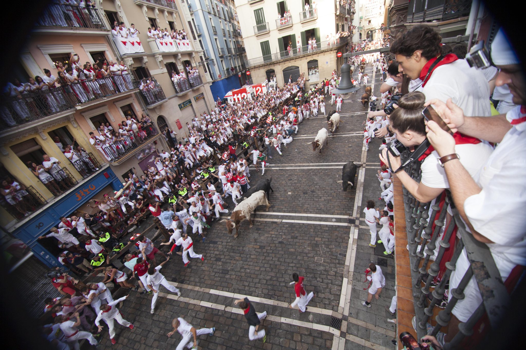 Experience the Thrill of San Fermin's Running of the Bulls from Your